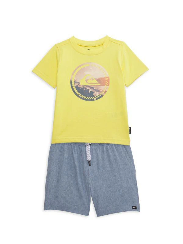 Quiksilver Baby Boy's & Little Boy's 2-Piece T-Shirt & Shorts Set 1