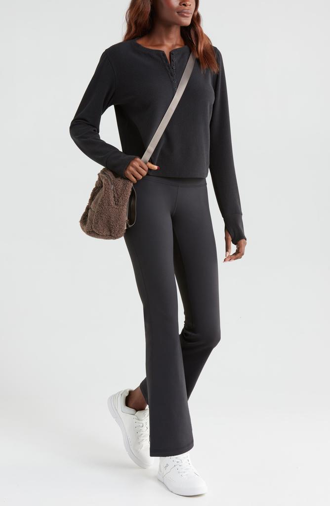 Zella Cozy Rib Henley