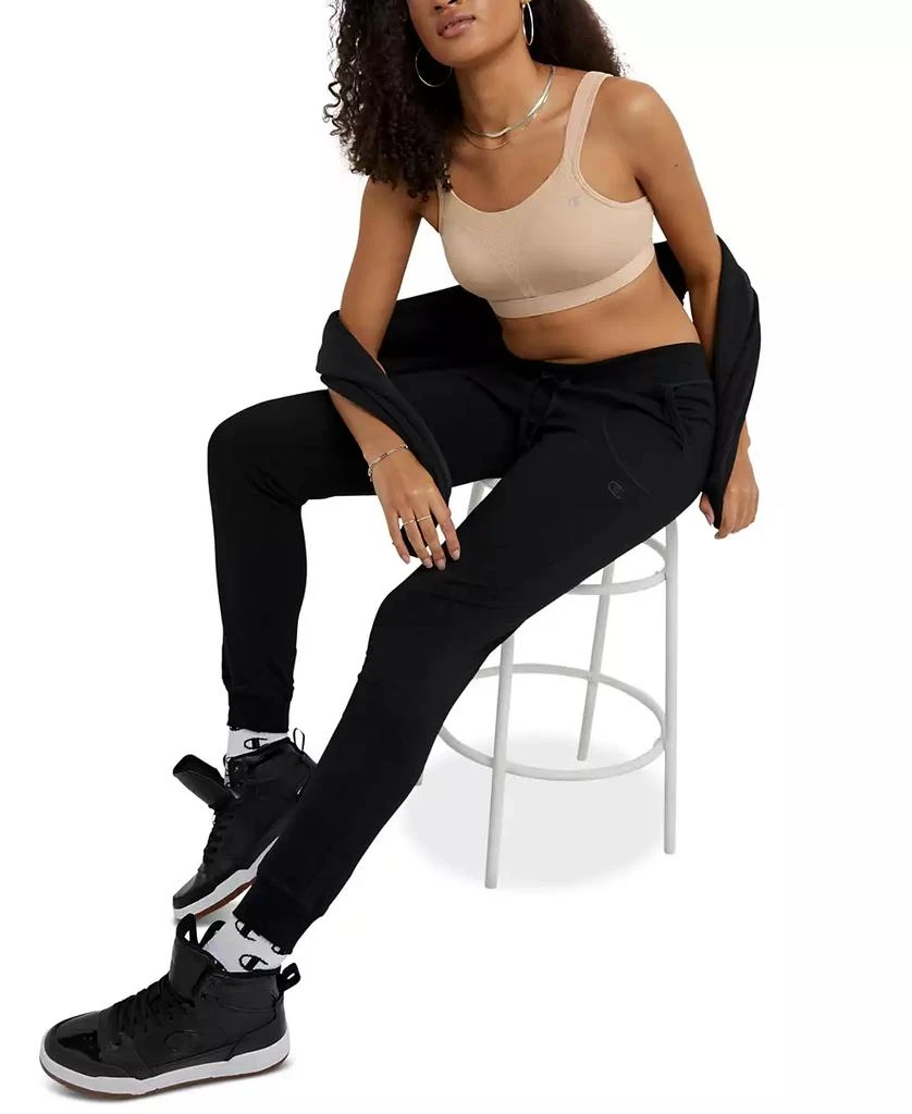 CHAMPION Women's Cotton Jersey Full Length Joggers 3