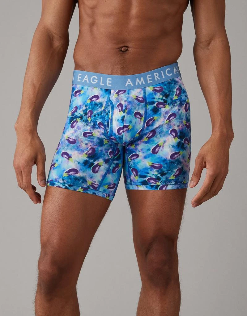 AE AEO Eggplant Tie-Dye 6" Classic Boxer Brief 1
