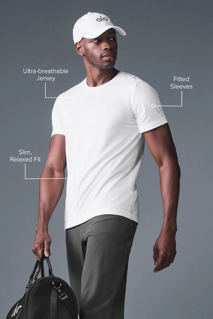 Alo Triumph Tee - White 2