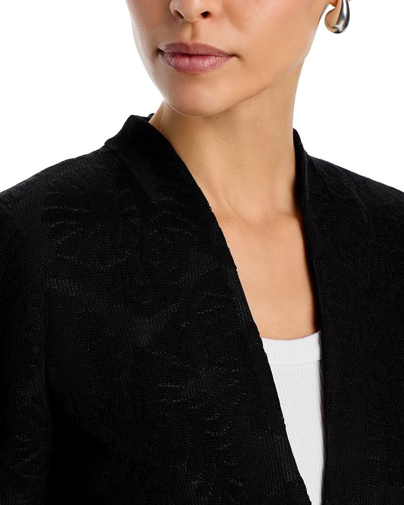 Misook One Button Knit Jacquard Jacket - Heritage Fit 6