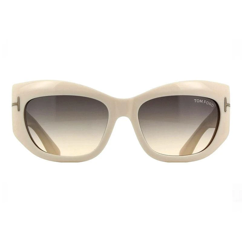 Tom Ford Tom Ford Cat Eye Full Rim, with a Ivory frame and Gradient Smoke lens. 2