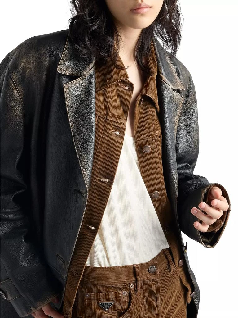 Prada Corduroy Blouson Jacket 3