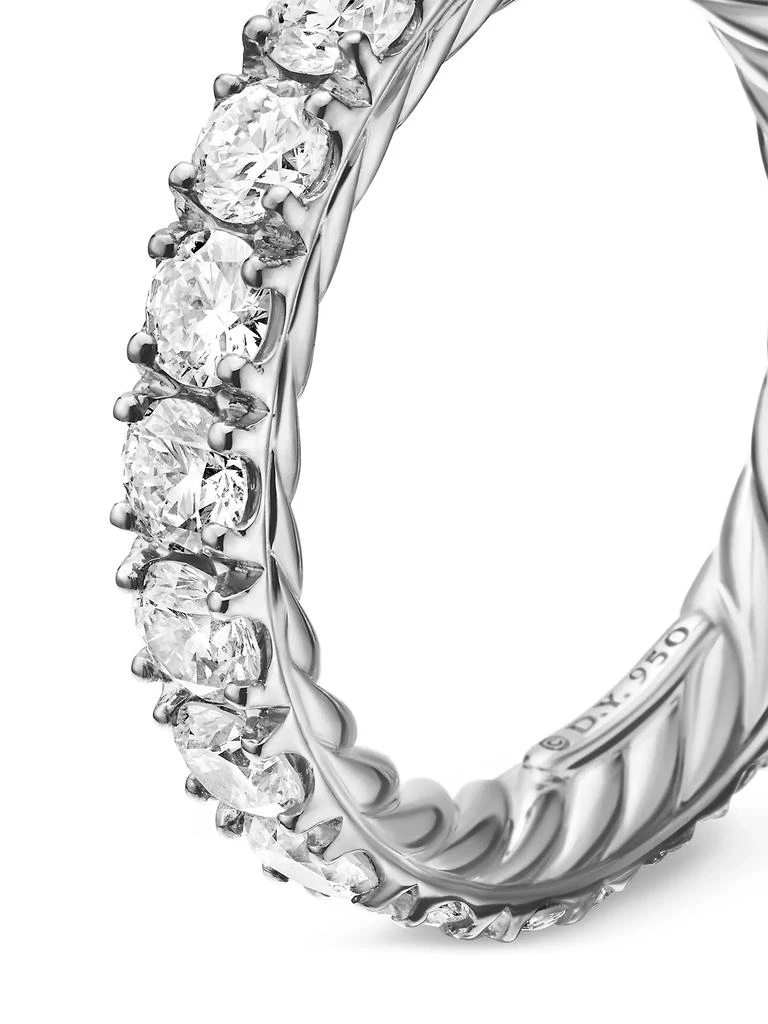 David Yurman Eden Eternity Band Ring in Platinum 5