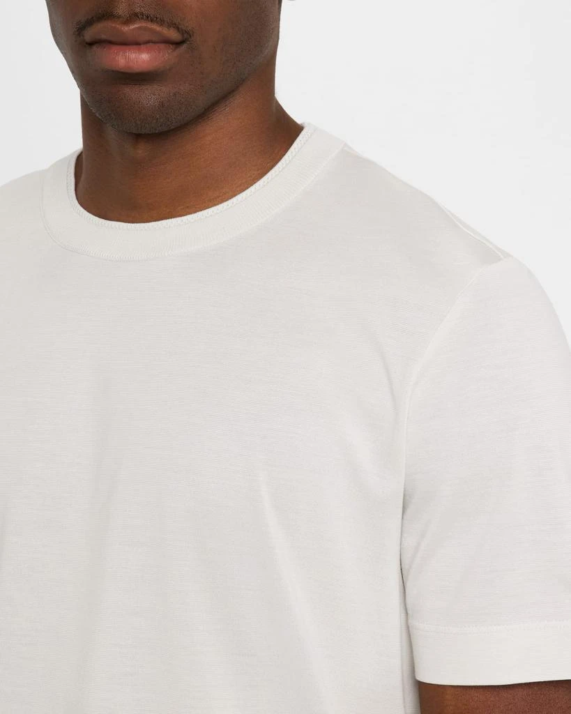 BOSS Camel Men's Tesar Cotton and Silk Crewneck T-Shirt 5