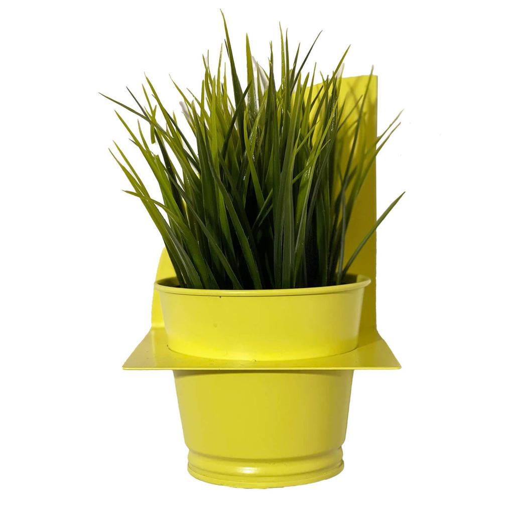 The Hut Peg & Board Arc Planter & Pot - Lemon