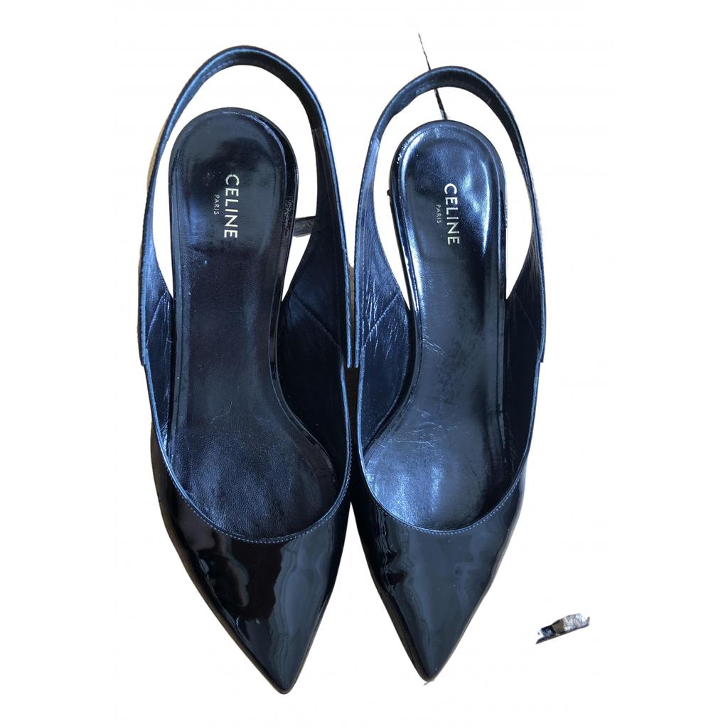 Celine Celine Patent leather sandals