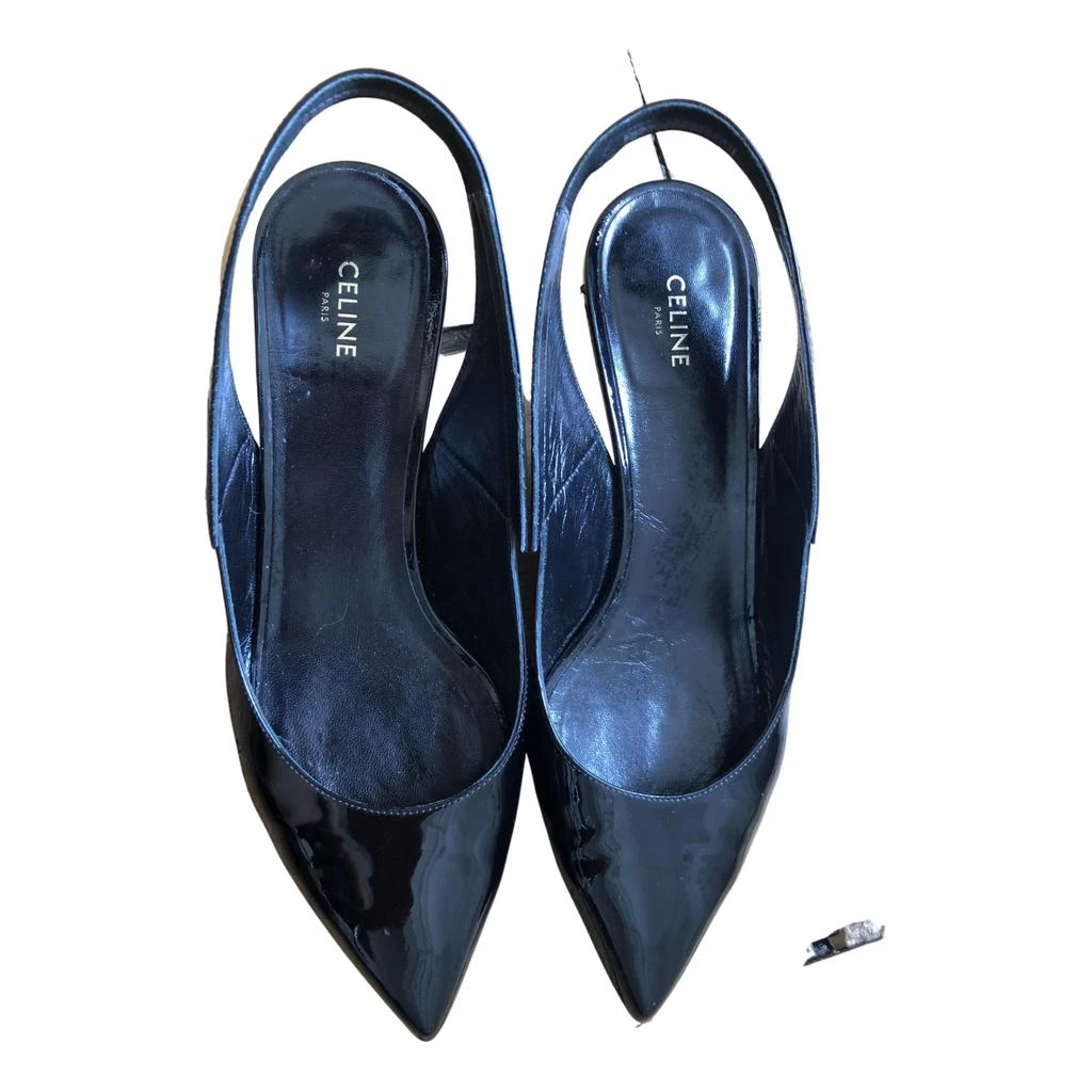 Celine Black Leather Sandals main image 0