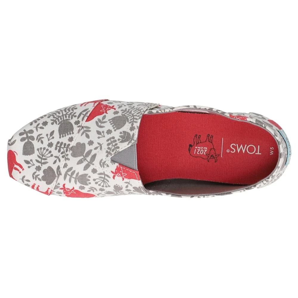 TOMS Alpargata Floral Slip On Flats 4