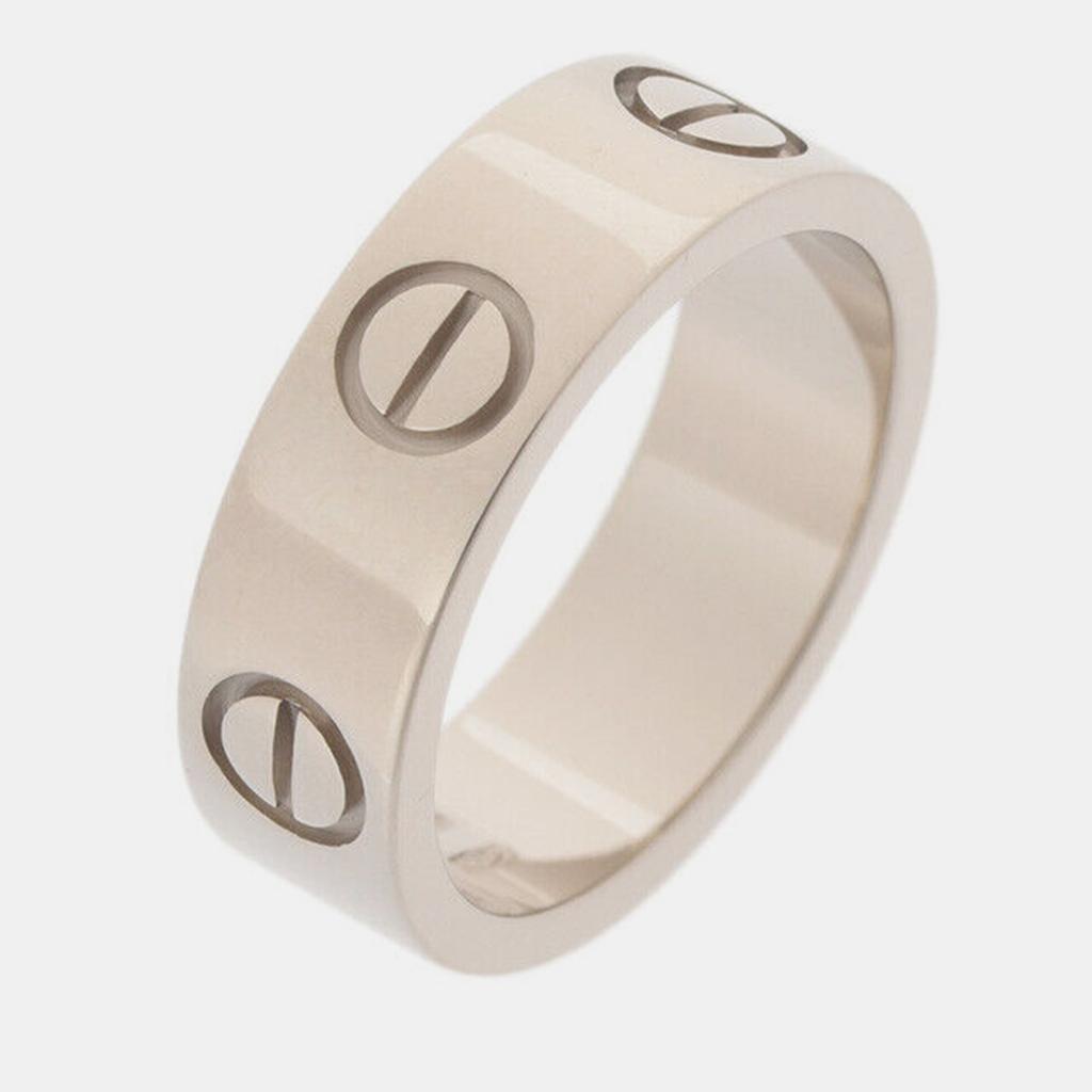 Cartier Cartier 18K White Gold Love Ring Size 48