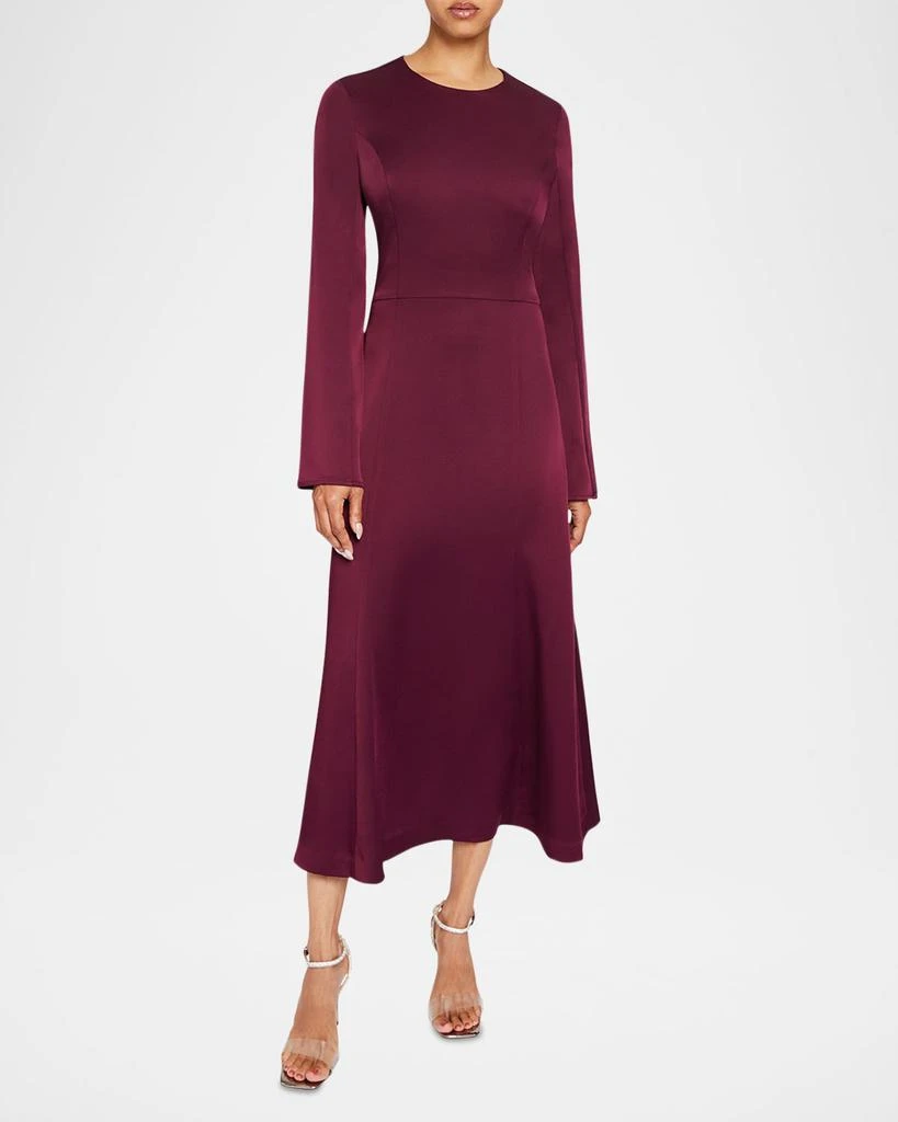 Santorelli Charlize Cutout A-Line Midi Dress 2