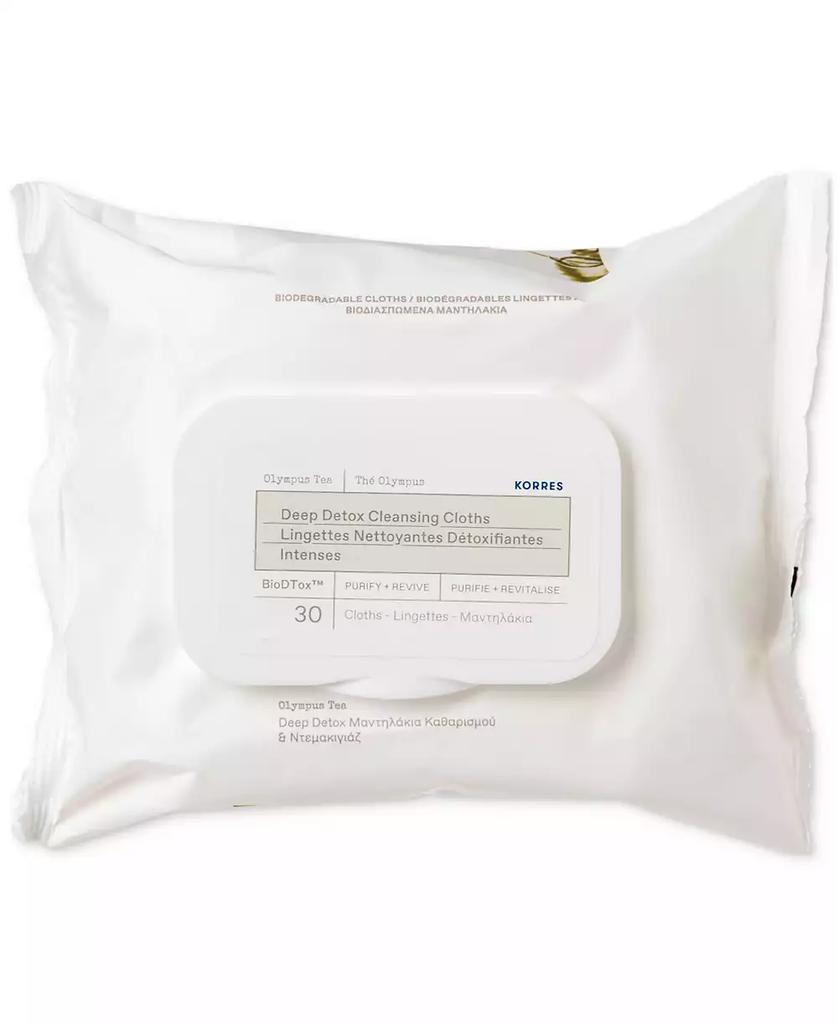 KORRES Olympus Tea Deep Detox Cleansing Cloths
