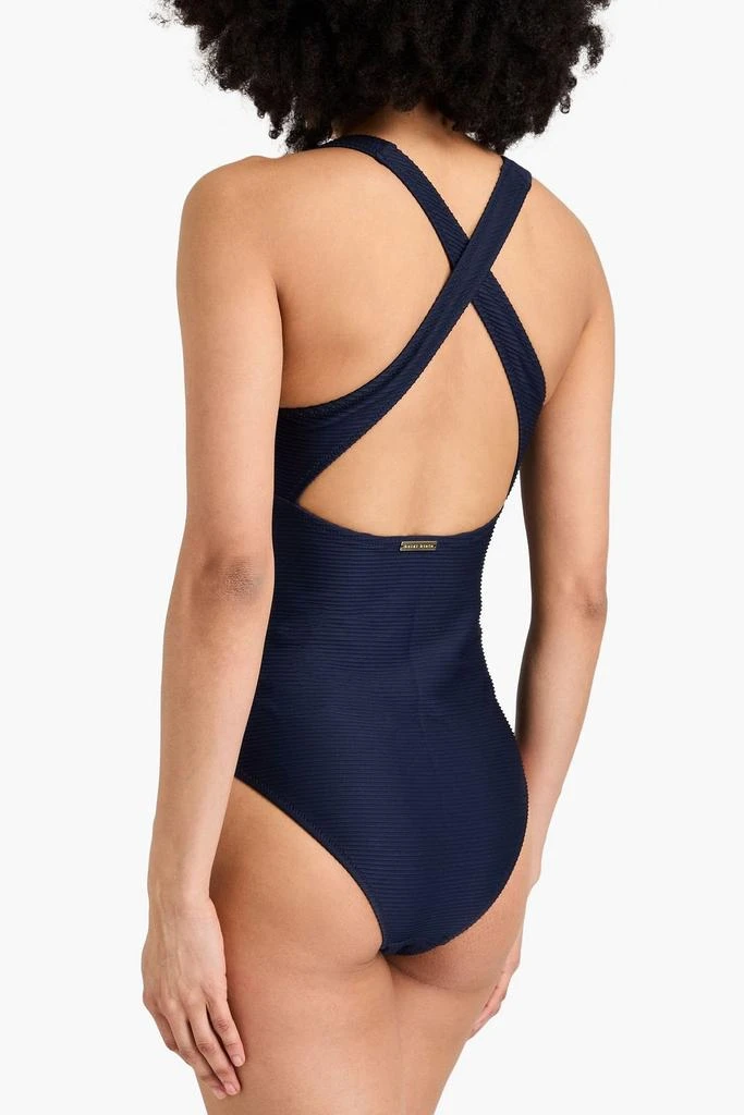 Heidi Klein Ribbed underwired swimsuit 3
