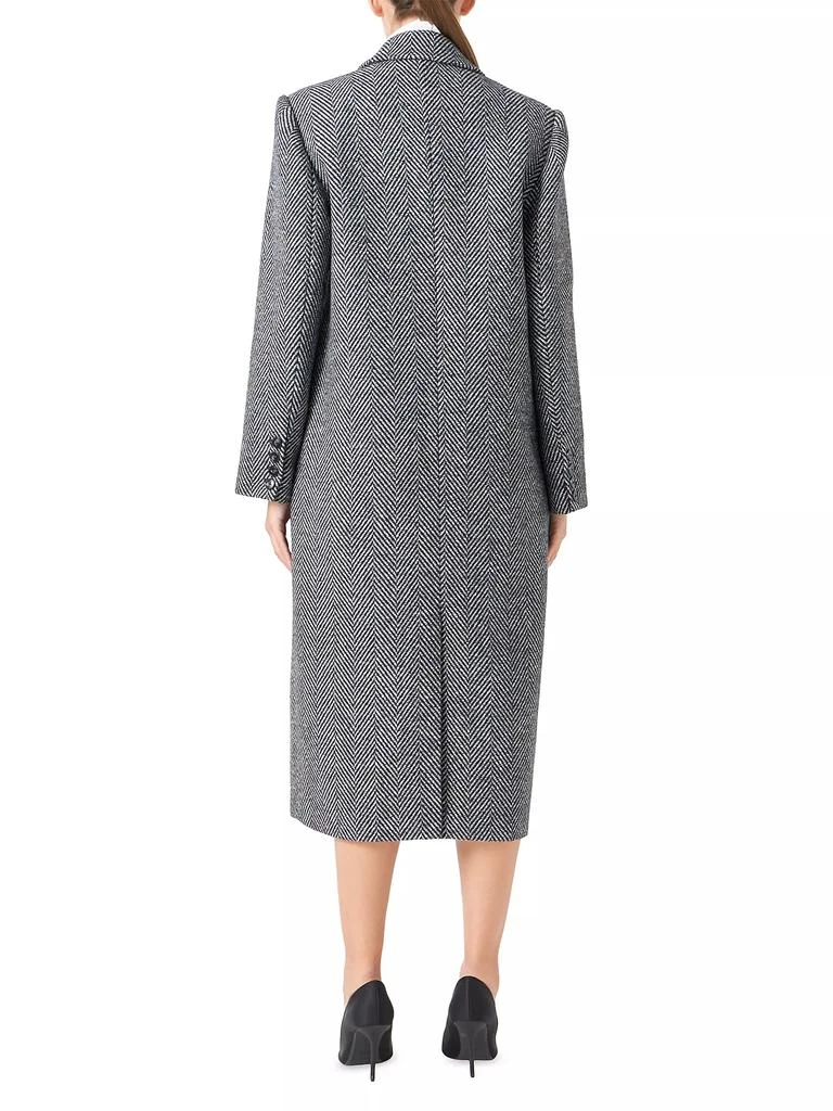 Endless Rose Herringbone Double Breasted Coat 3
