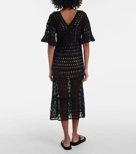 ANNA KOSTUROVA Marissa cotton crochet maxi dress 3