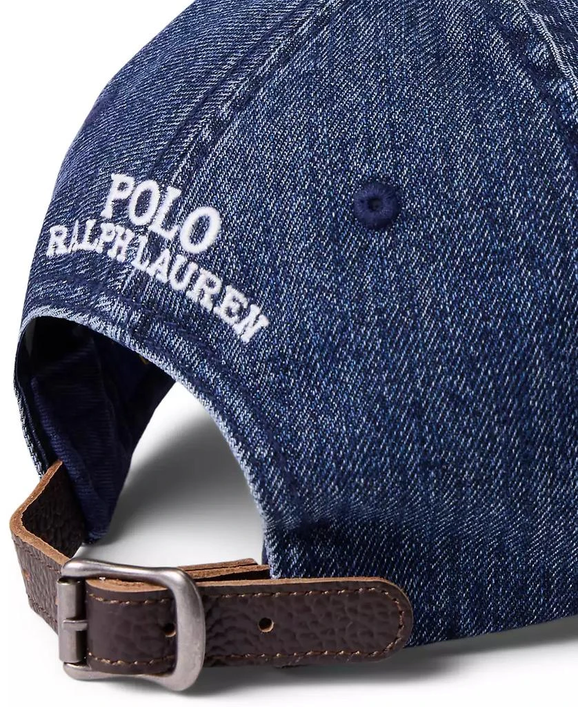 Ralph Lauren Men's Polo Bear Denim Ball Cap 3