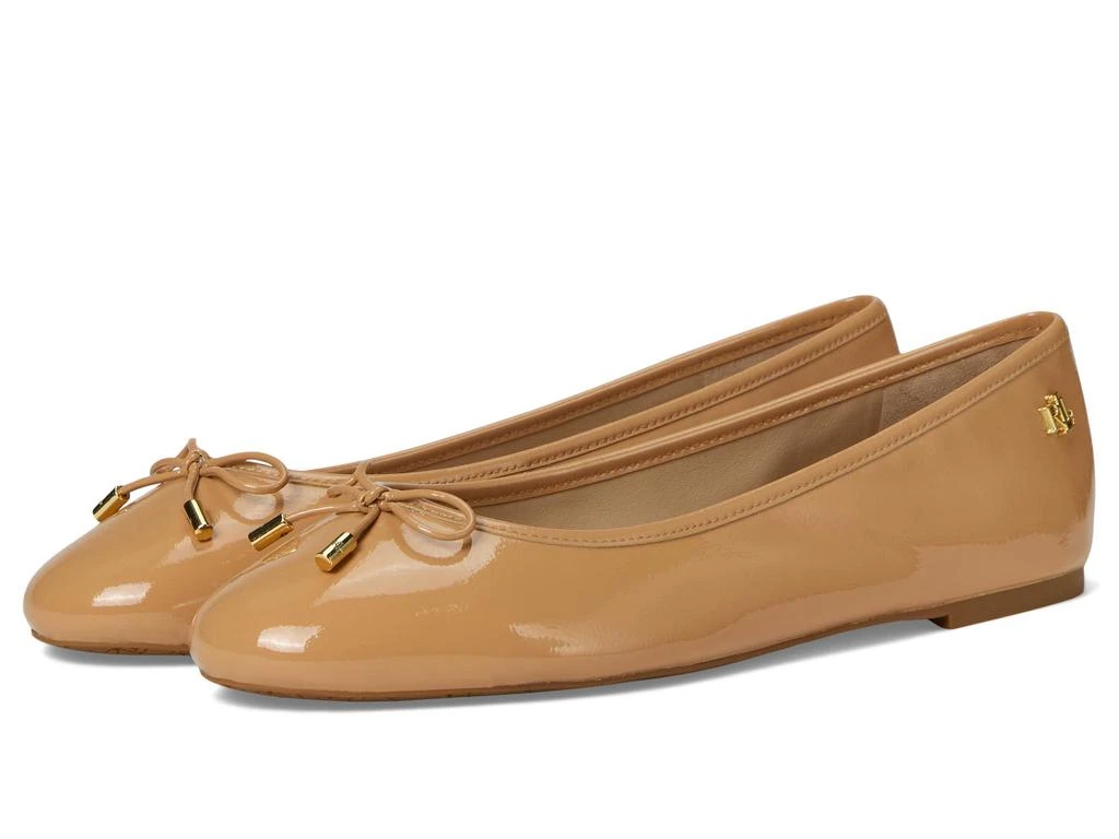Ralph Lauren Jayna Crinkle Patent Leather Flats 1