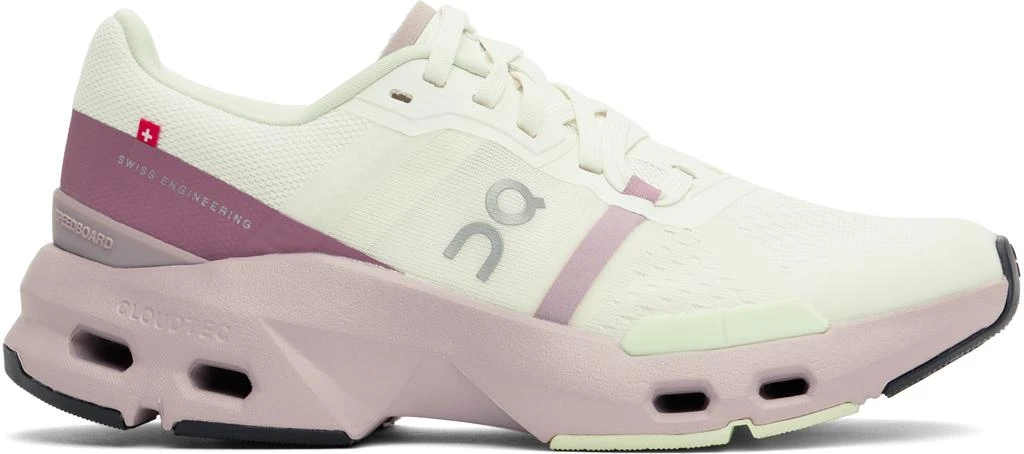 On Off-White & Purple Cloudpulse Sneakers 1