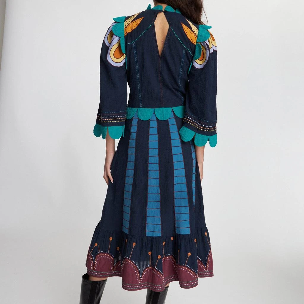 Stella Nova Stella Nova Embroidered Cotton-Seersucker Dress 2