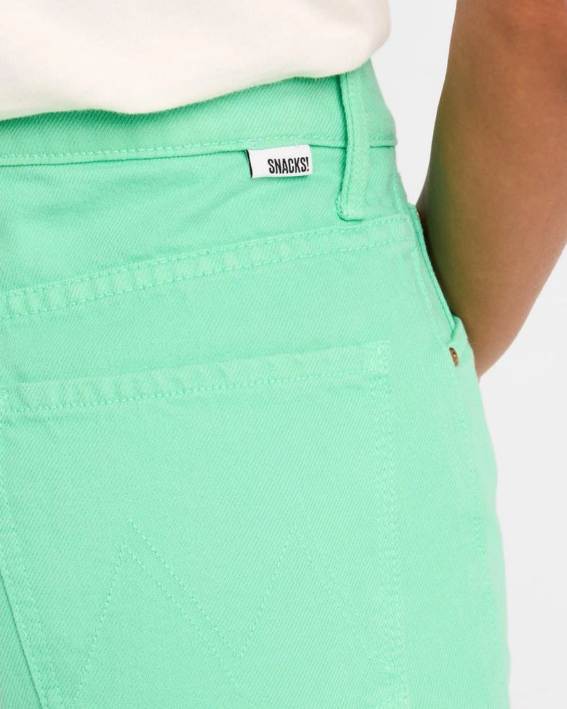 MOTHER SNACKS! The Fun Dip Micro Cut Denim Shorts 5