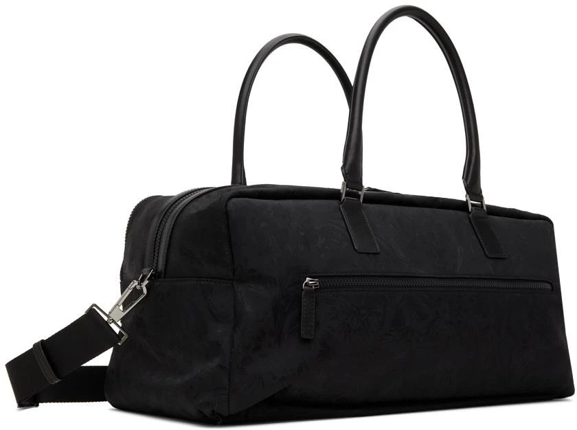 Versace Black Nylon Barocco Duffle Bag 3