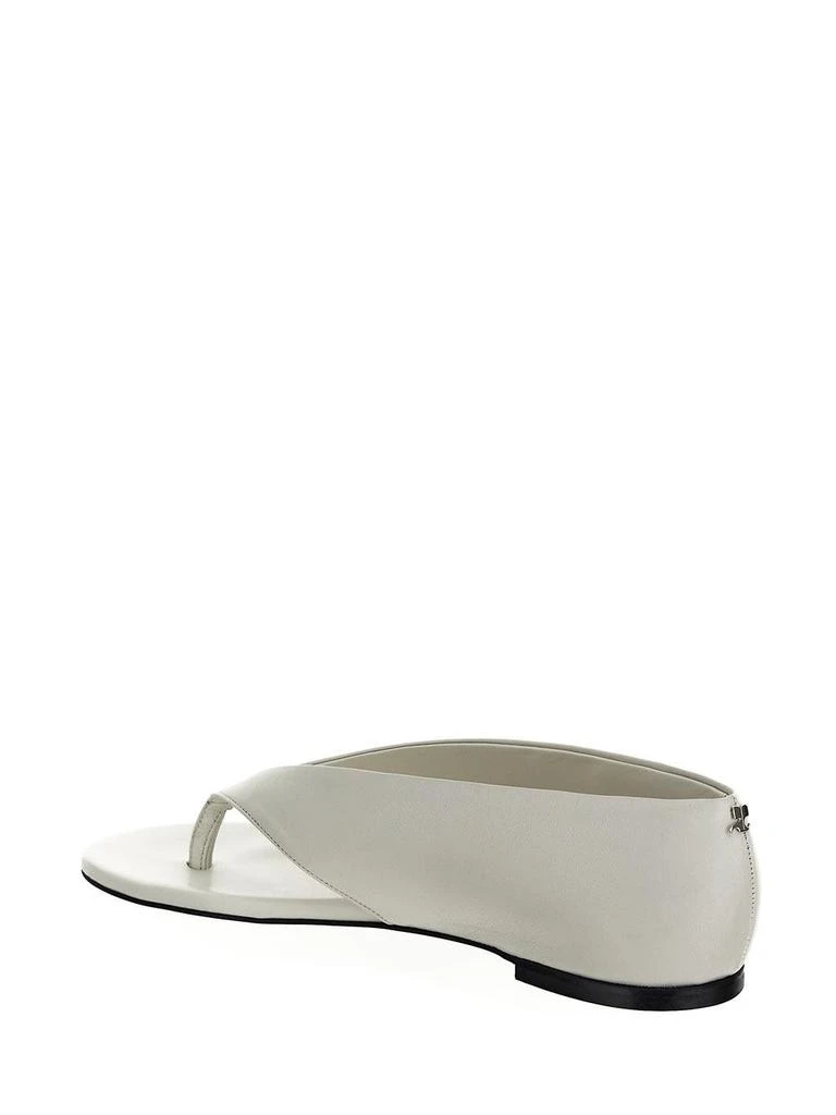 courreges Oblique Wedged Leather Sandals 3