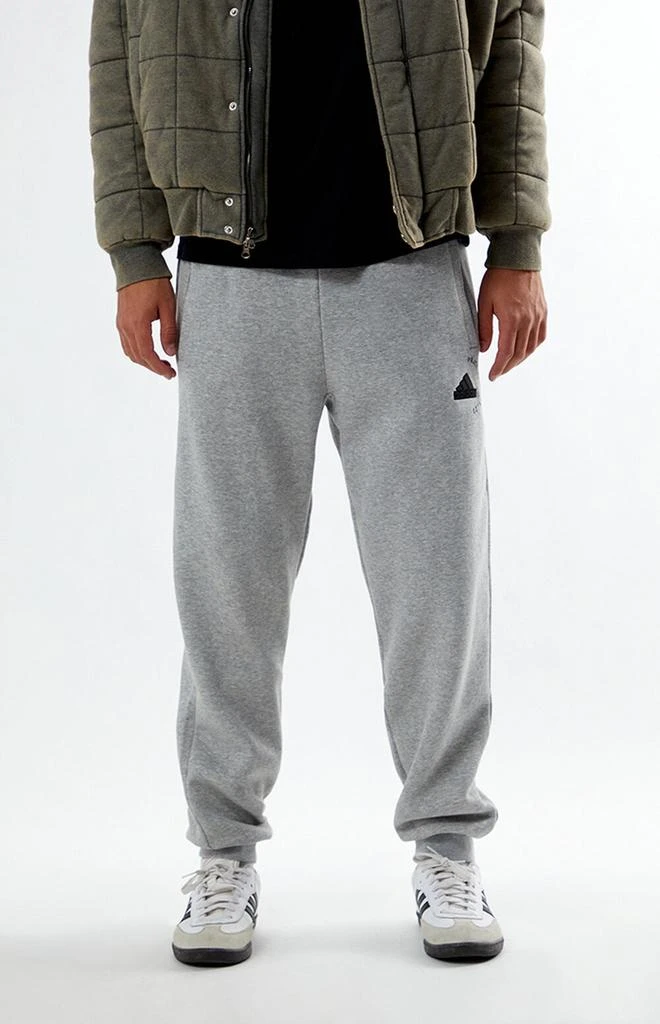 Adidas Heather Grey Sweatpants 2