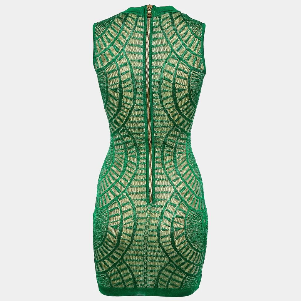 Shop Balmain Green Patterned Knit Sleeveless Lace-Up Bodycon Dress S on  Sale at BeyondStyle  Get 20% Off Balmain Green Patterned Knit Sleeveless  Lace-Up Bodycon Dress S with Limited-Time Flash Deals, Exclusive