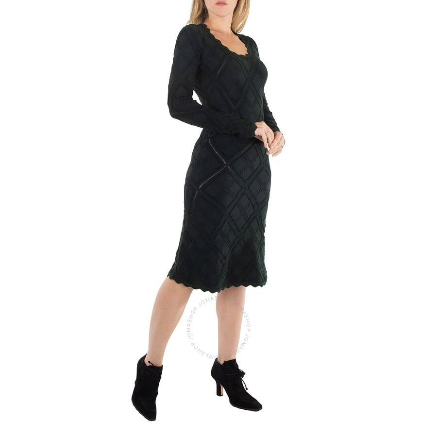 Burberry Ladies Vine Aran Long-Sleeve Knitted Dress 3