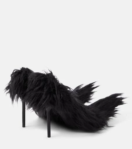 Balenciaga Flex Fur 110 faux fur pumps 3
