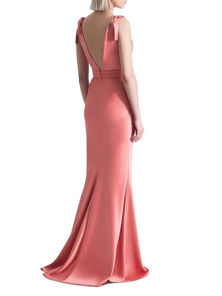 Zhivago Signature Beloved Sleeveless Satin Gown 6