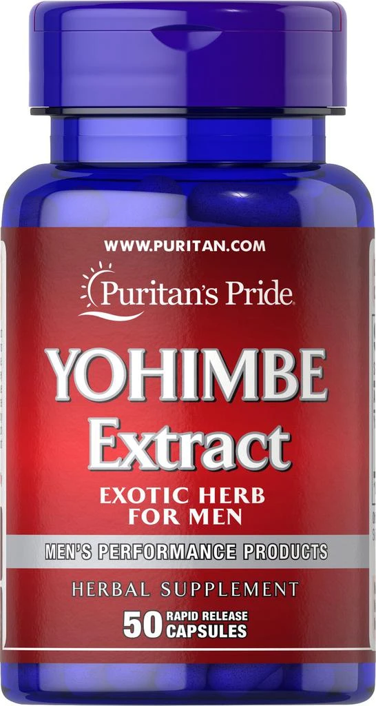 Puritan's Pride Yohimbe Extract 1000 mg 50 Rapid Release Capsules 1