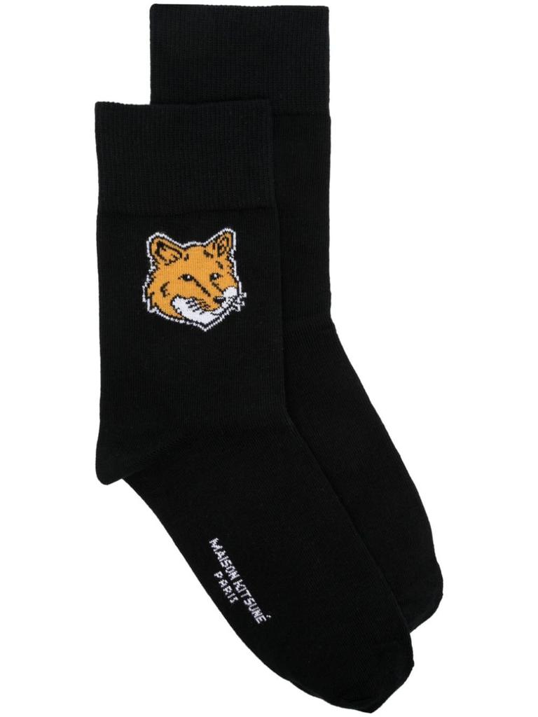 Maison Kitsune FOX HEAD SOCKS