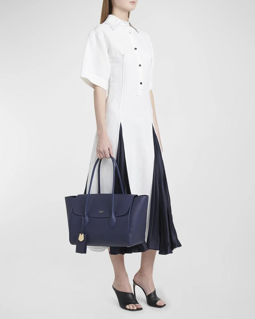 Salvatore Ferragamo Firenze Flap Leather Tote Bag 3