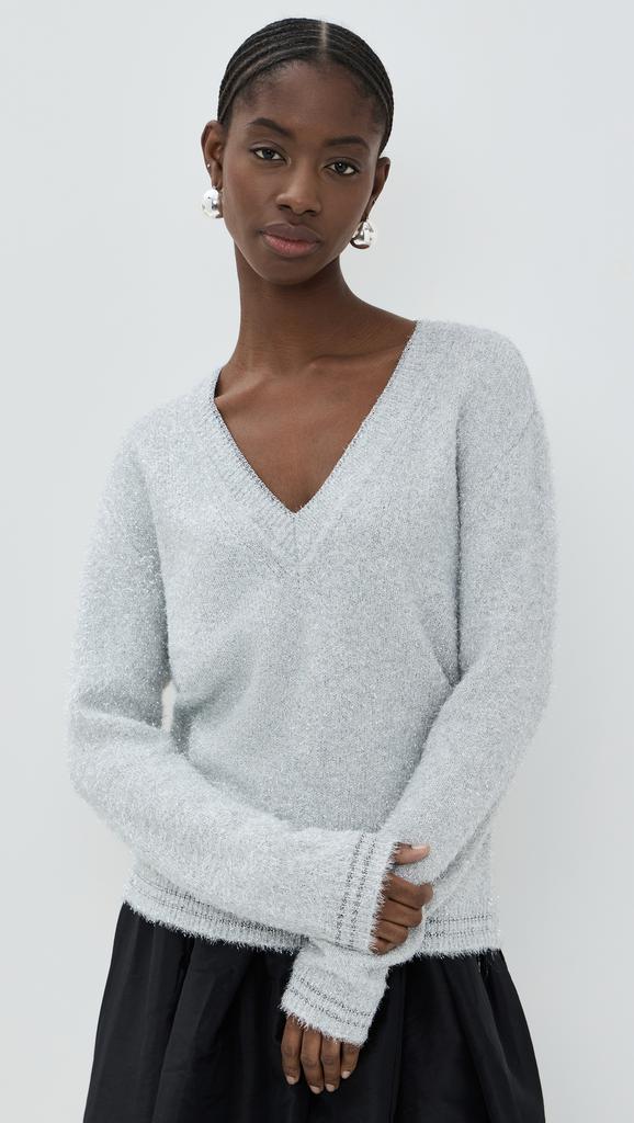Le Superbe Celestial Knit V Neck Sweater