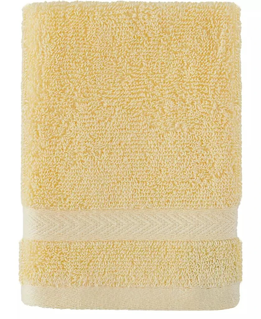 Tommy Hilfiger Modern American Solid Cotton Washcloth, 13" x 13" 1