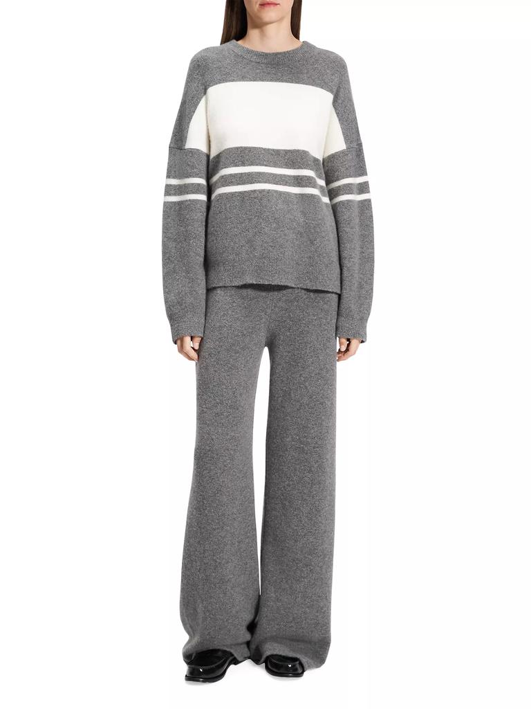 Theory Color Block Wool-Blend Sweater
