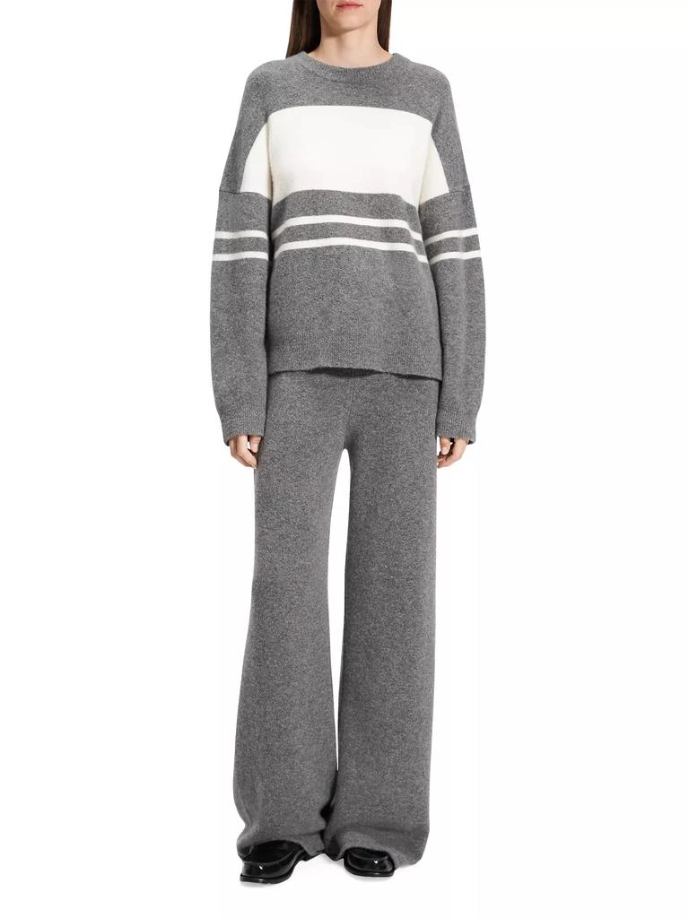 Theory Color Block Wool-Blend Sweater 2