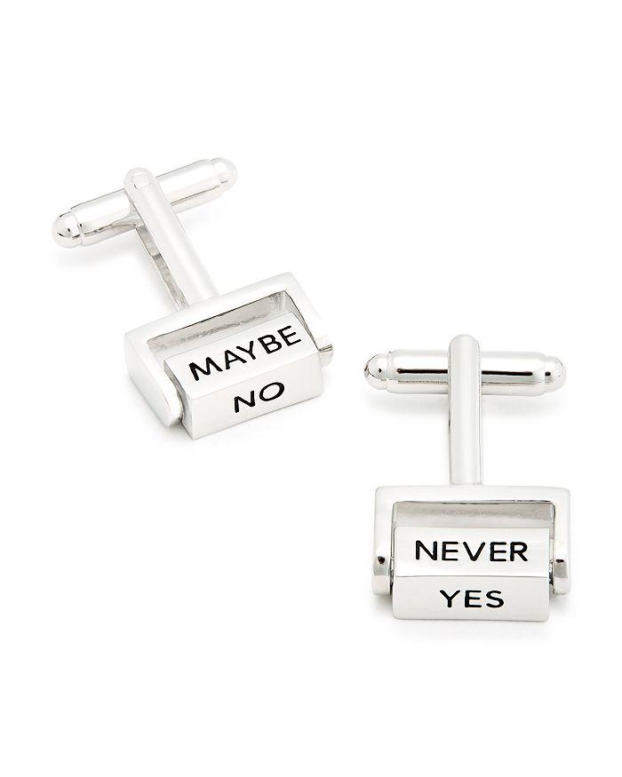 LINK UP Yes/No/Maybe Spinner Cufflinks