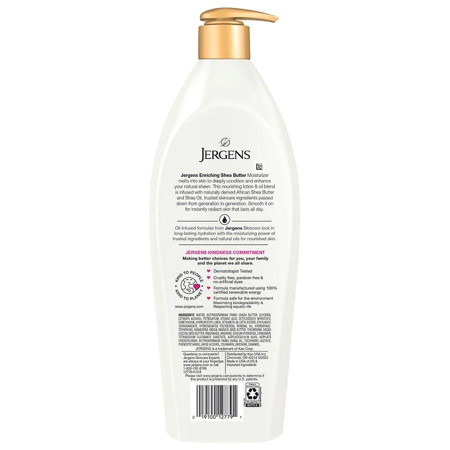 Jergens Hand and Body Lotion For Dry Skin Shea 2