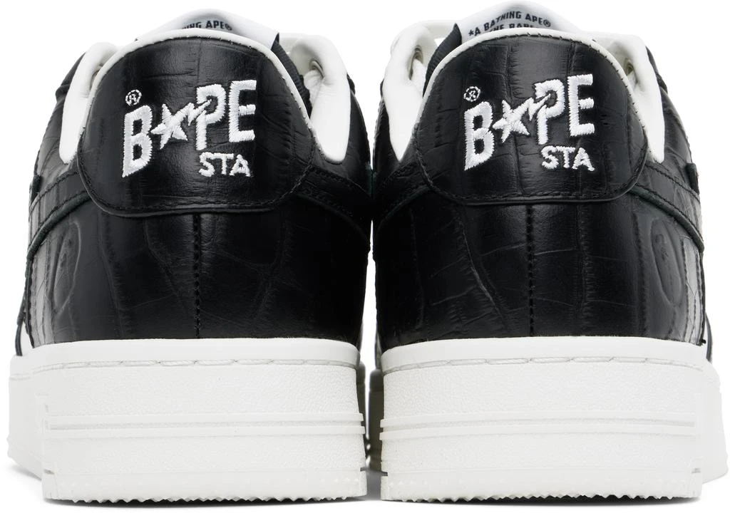 Bape Black & White 'BAPE' STA #3 Sneakers 2
