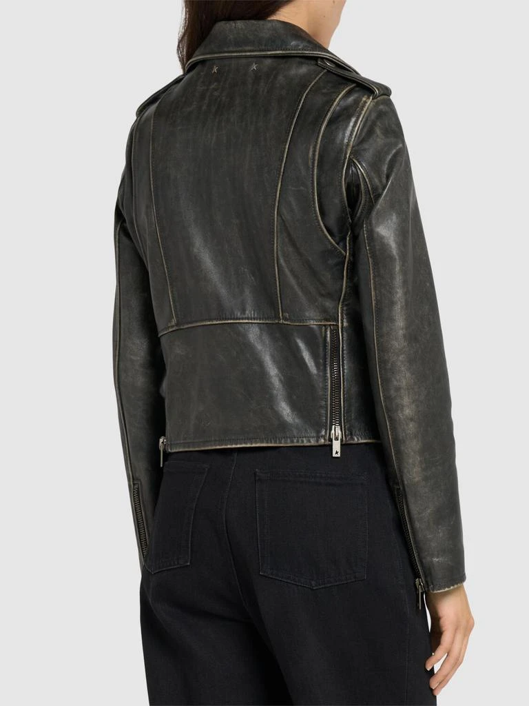Golden Goose Golden Chiodo Bull Leather Jacket 2