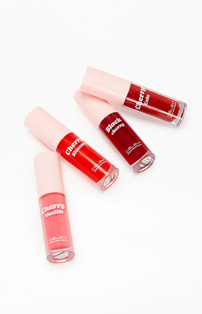 CELAVI 4 Pack Cherry Berry Lip Oil Set 4