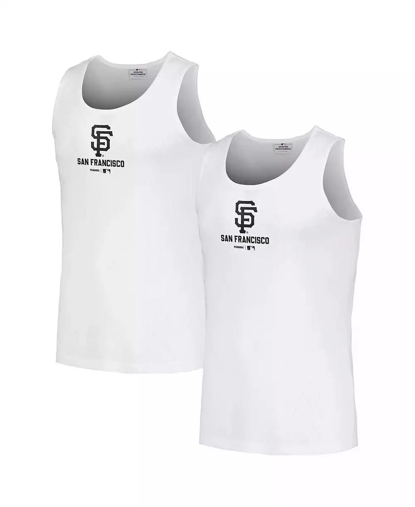 Pleasures Men's White San Francisco Giants Two-Pack Tank Top 2
