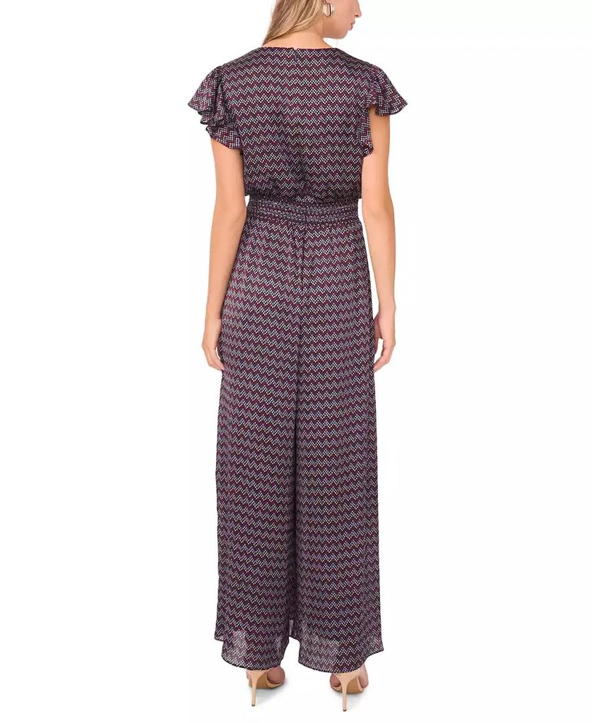 Vince Camuto Women
s Button-Front Smocked Waist Jumpsuit 2