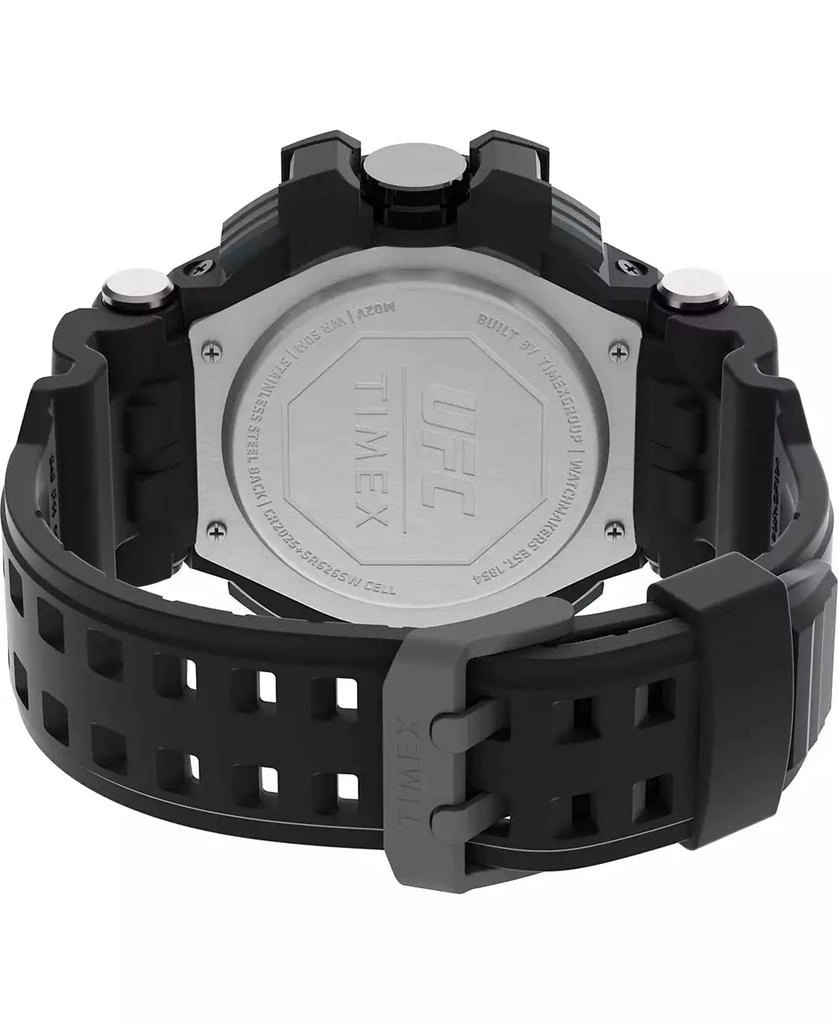 Timex UFC Men's Quartz Tactic Resin Black Watch, 53mm 4