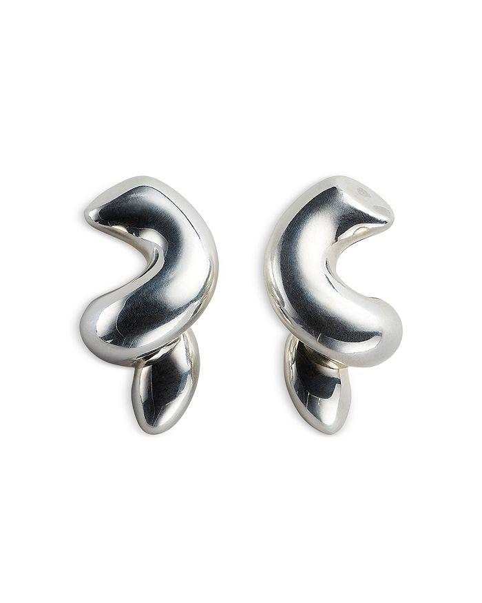 Bottega Veneta Large Frills Earrings - Fashion Accessories