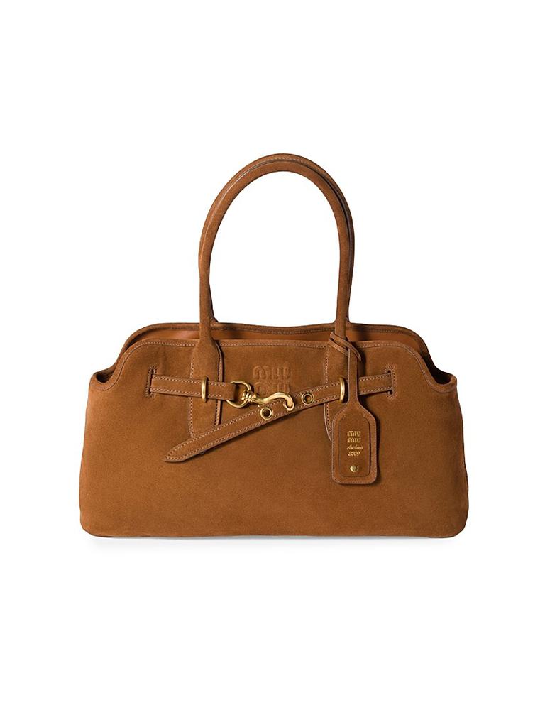 Miu Miu Miu Miu Logo-Embossed Zipped Shoulder Bag - Shoulder