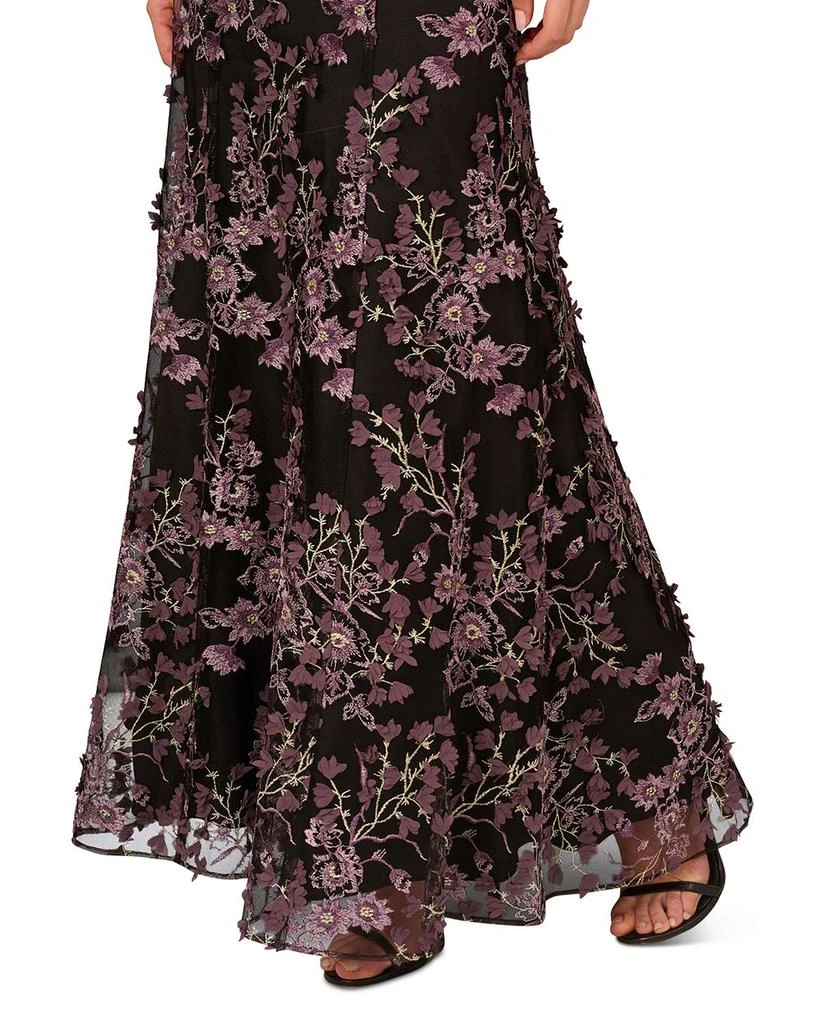 Aidan Mattox Embroidered Gown 5